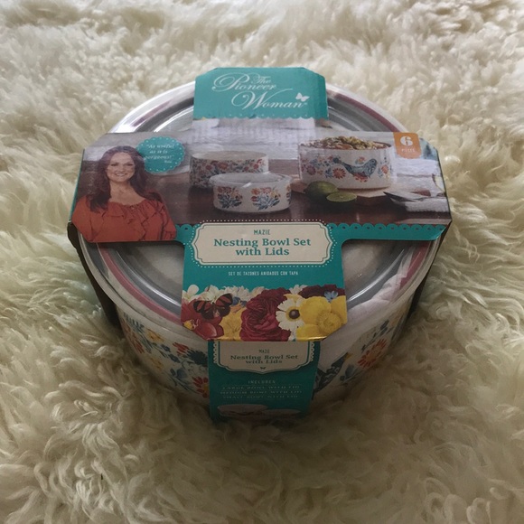 The Pioneer Woman Mazie Nesting Bowl Set - Picture 1 of 10